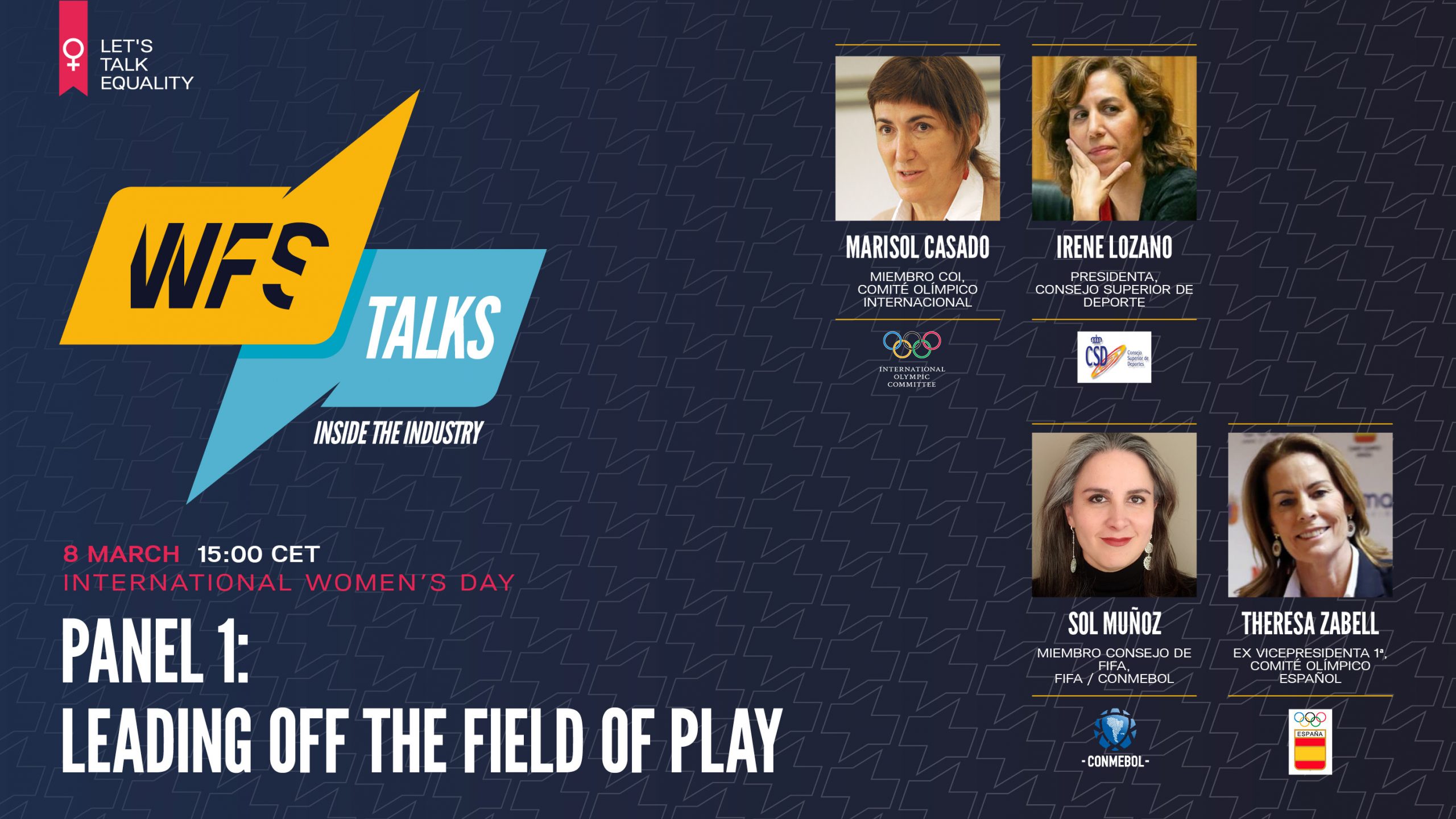 Industry leaders will share their visions on equality over the course of the series.