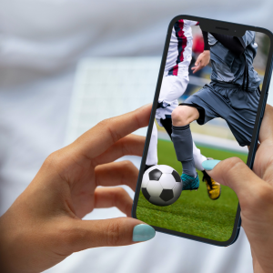 Football Match on Mobile