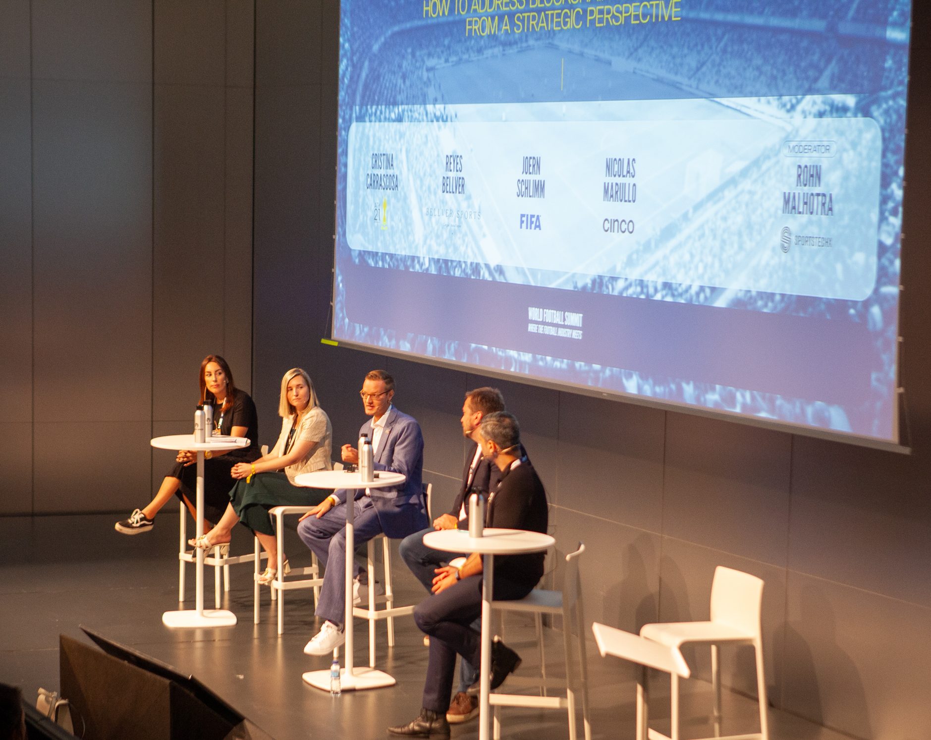 Blockchain and web 3 panel at World Football Summit
