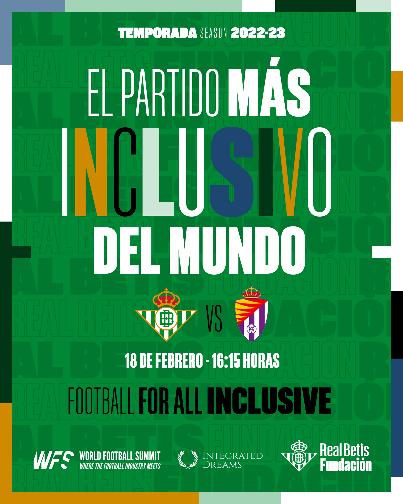 inclusivity initiative by Real Betis, World Football Summit and Integrated Dreams