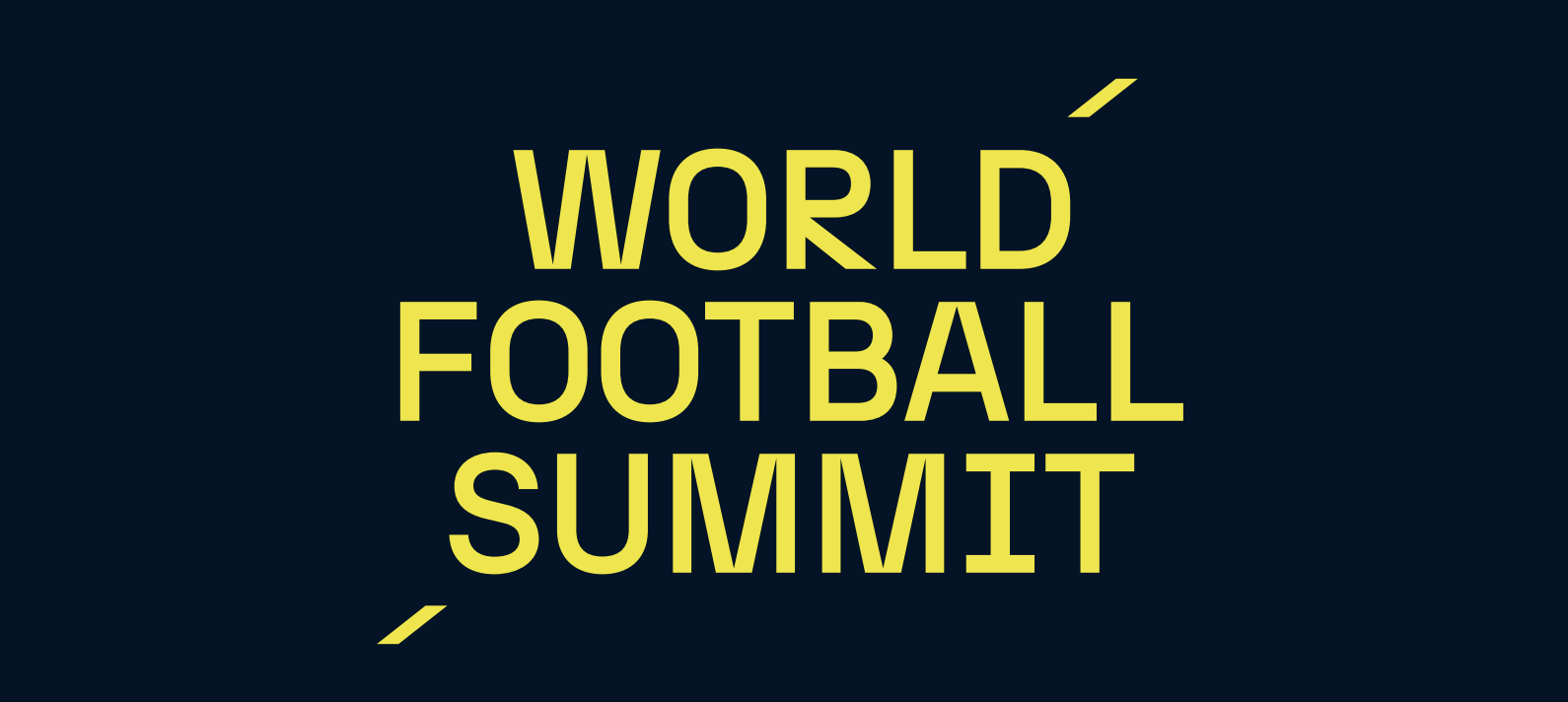 The new World Football Summit Logo
