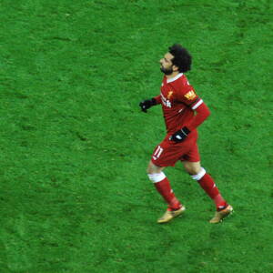 Mohamed Salah, the Egyptian-born player of Liverpool.