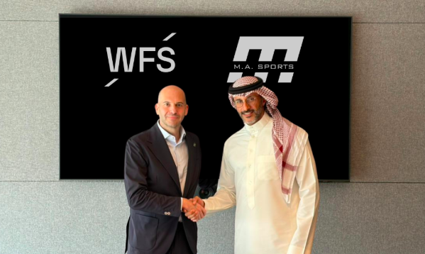 Jan Alessie, Co-founder and Managing Director of WFS, and Majed Al-Ali, Founder and CEO of M.A. Sports